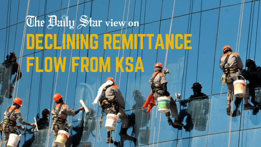 Why is remittance from Saudi Arabia falling?