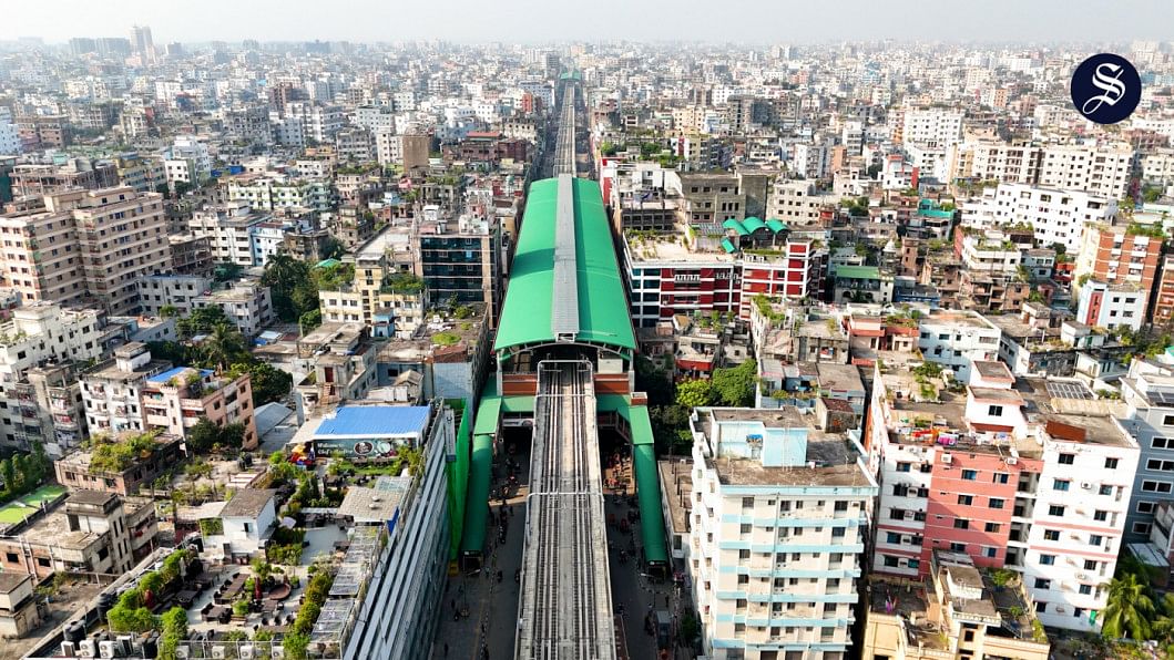 Dhaka Metro Rail - Shewrapara station
