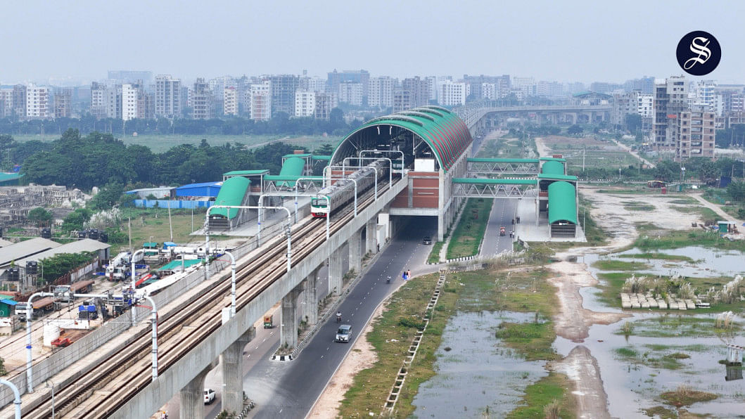 Dhaka Metro Rail - Uttara Center station
