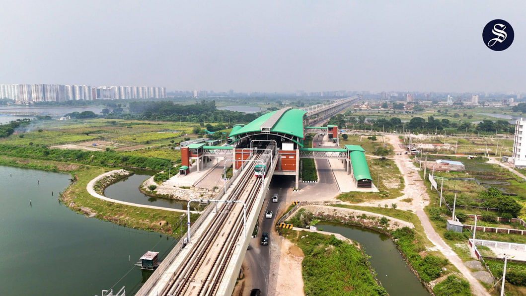 Dhaka Metro Rail - Uttara South station