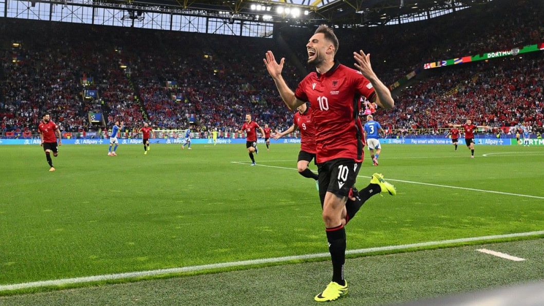 Albania's Bajrami scores fastest ever Euros goal after 23 seconds | The  Daily Star