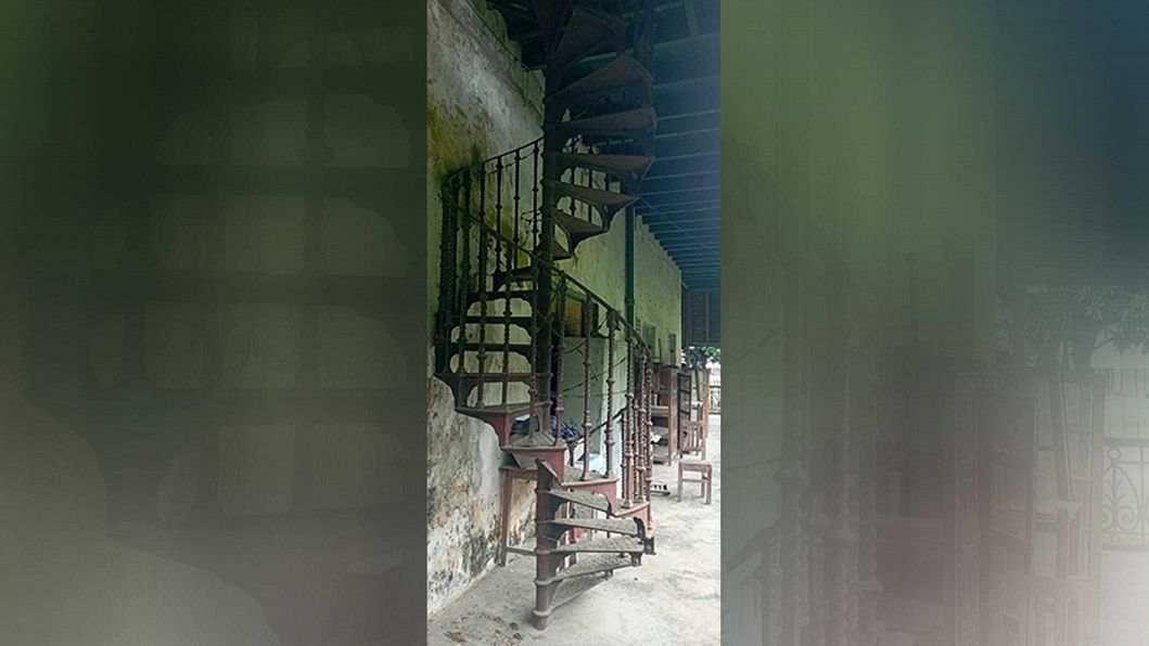 Iron staircase Alexandra Castle features Iron staircase Alexandra Castle features