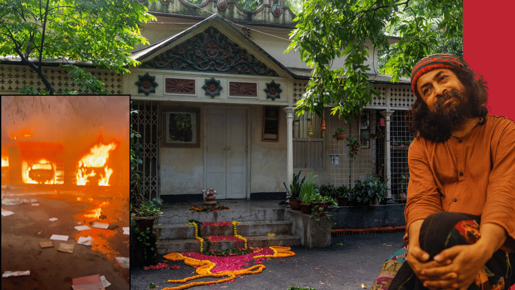 Rahul Ananda's Home Looted And Burnt | Rahul Ananda's home, a once vibrant  cultural hub, looted and burnt