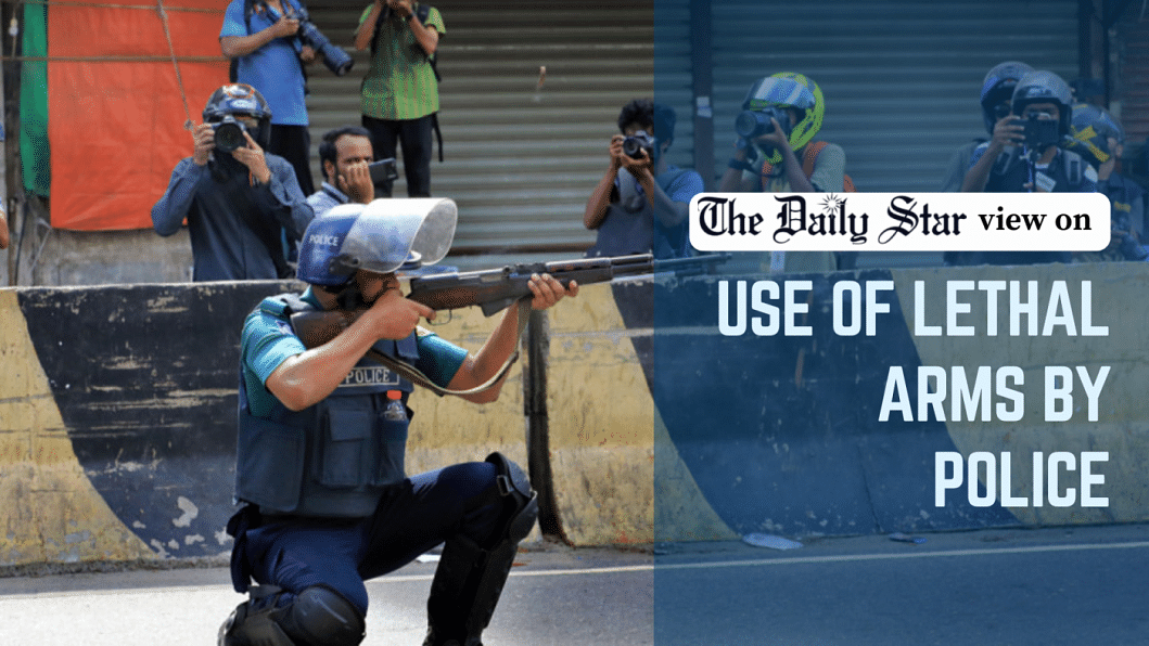 Restriction on the use of lethal arms by police Restriction on the use of lethal arms by police