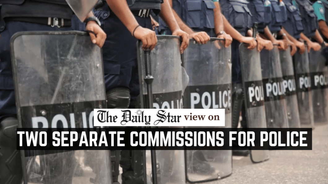 Commissions for police a good move Commissions for police a good move