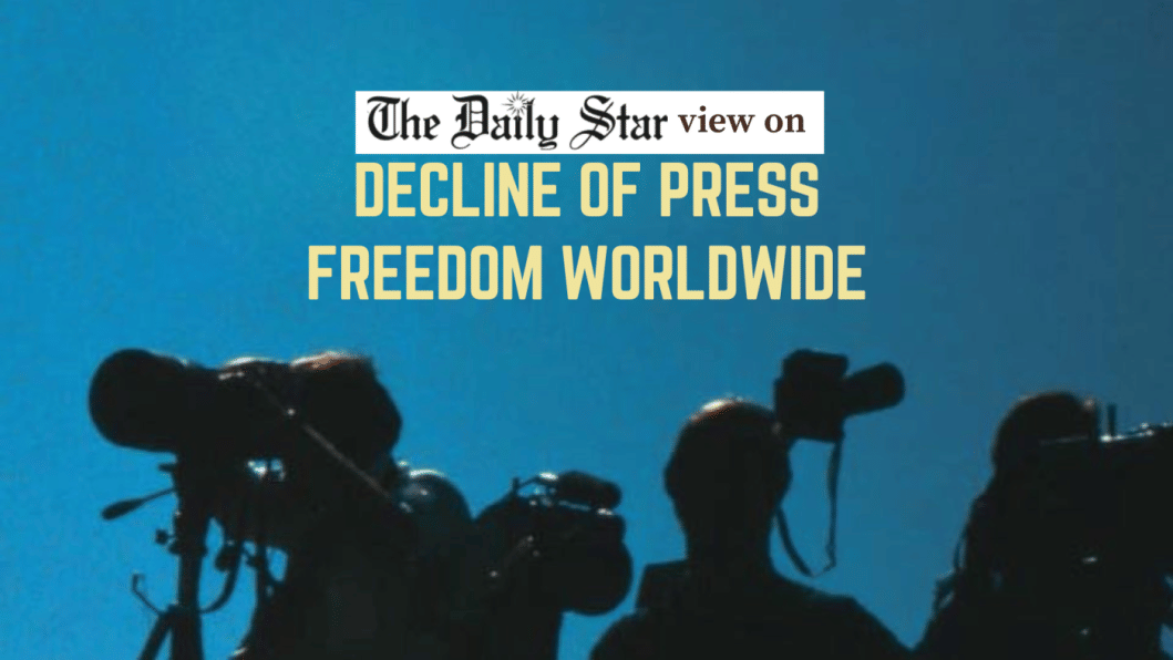Declining press freedom concerning Declining press freedom concerning