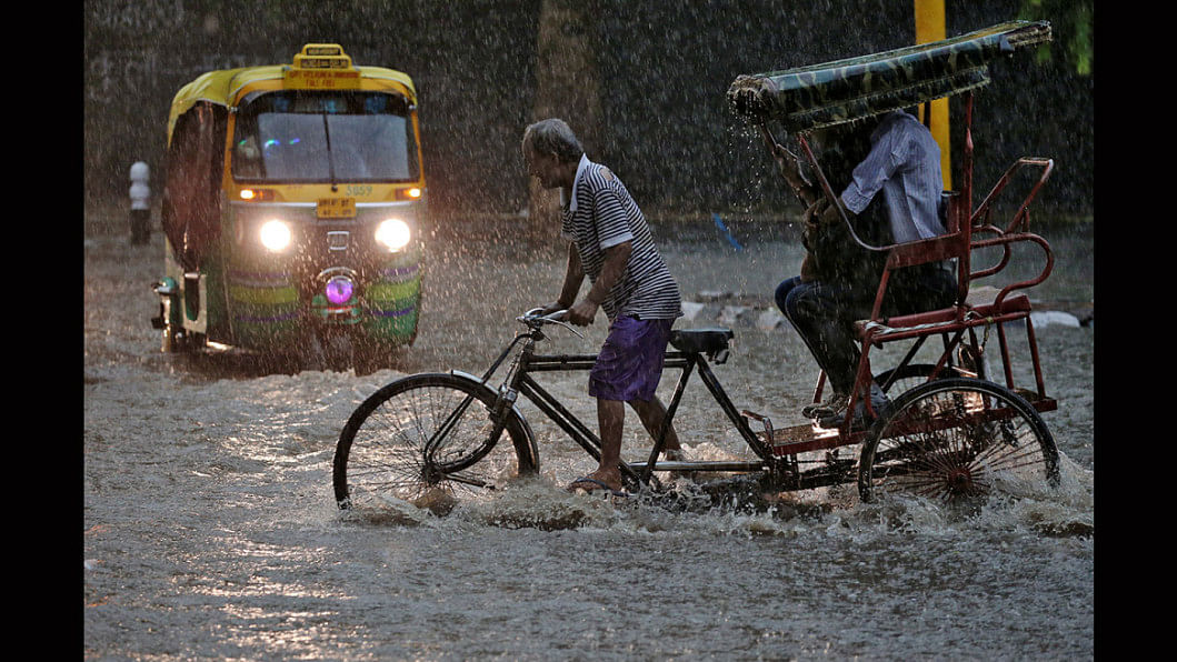 monsoon rains in New Delhi monsoon rains in New Delhi