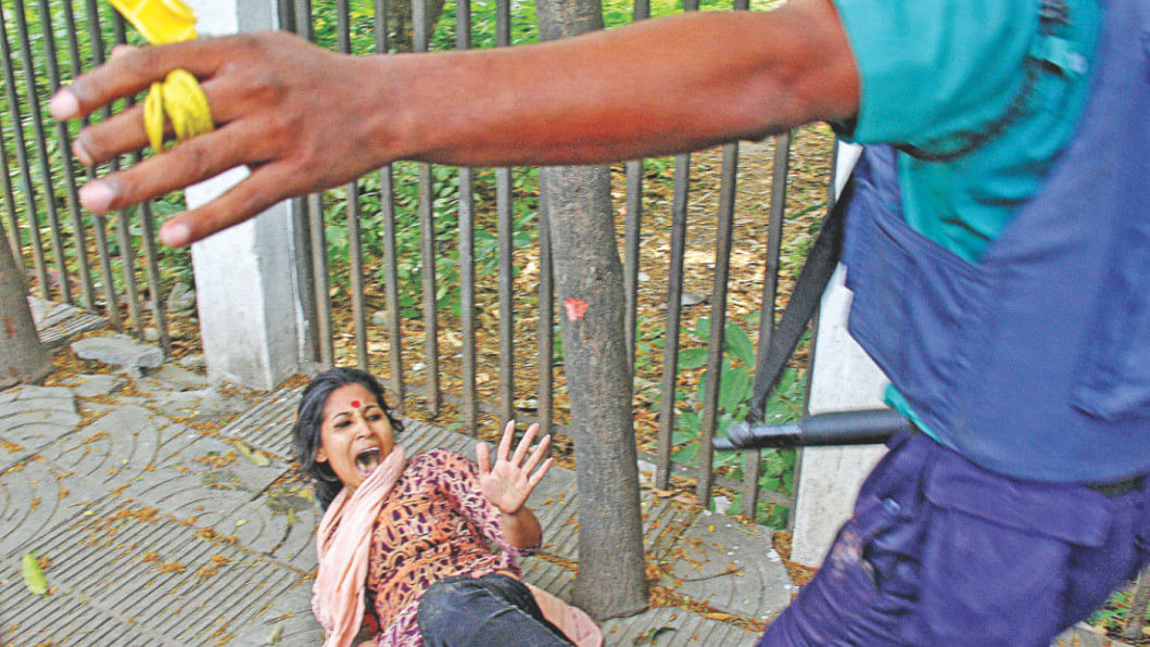 Police Brutality on protesters