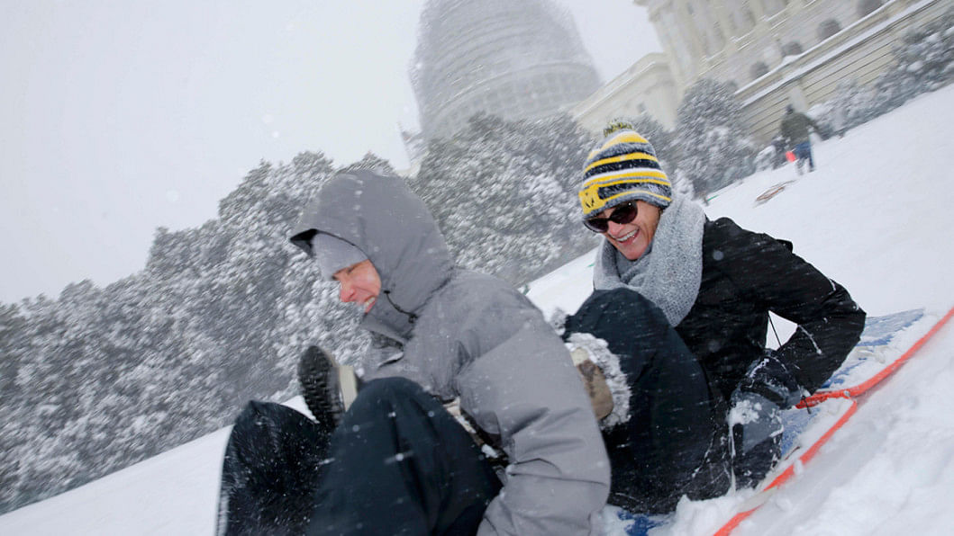 Washington, New York, US, blizzard