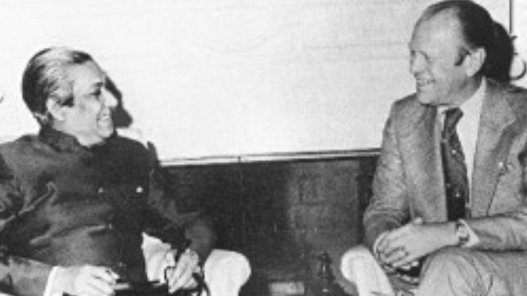 Bangabandhu with U.S. President Gerald Ford in 1974 Bangabandhu with U.S. President Gerald Ford in 1974