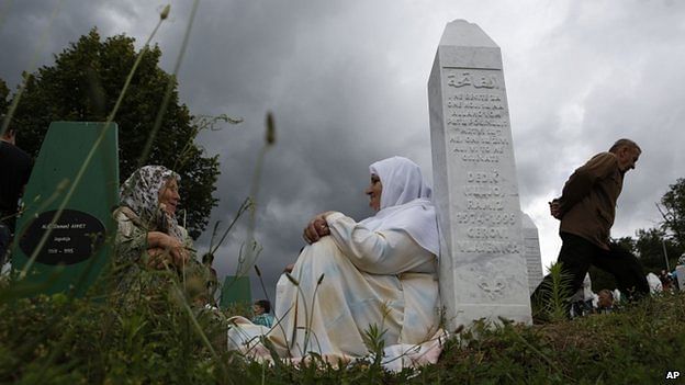 The Muslim-majority town was a UN-protected area besieged by Serb forces throughout the war