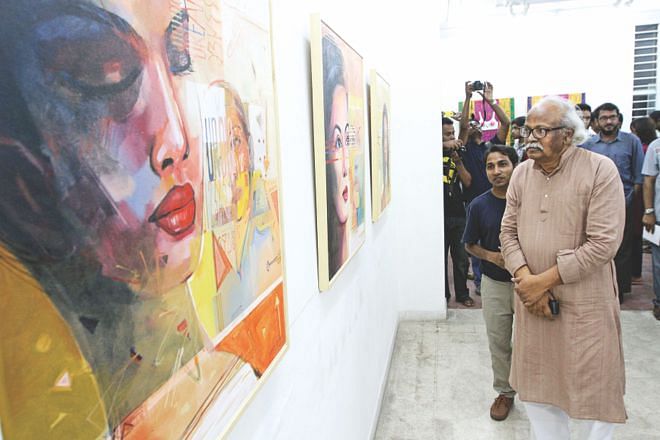 Rafiqun Nabi visits the exhibition.