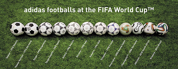 Adidas footballs in fifa world cup