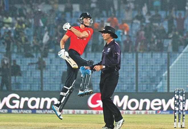 Alex Hales broke lose with a stunning 116 against Sri Lanka in Chittagong. Photos: Star File 