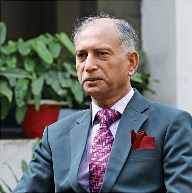 Professor Dr AAMS, Arefin Siddique, Vice Chancellor of Dhaka University, thinks that allowing the second timers in the admission test creates an unequal competition for fresh HSC graduates. Photo: Prabir Das