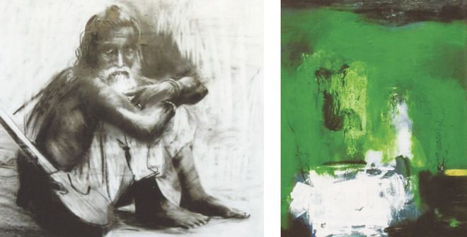 Artworks by Jamal Ahmed and Biren Shome 