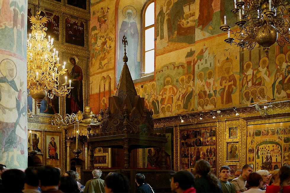 Inside Moscow’s Dormition cathedral