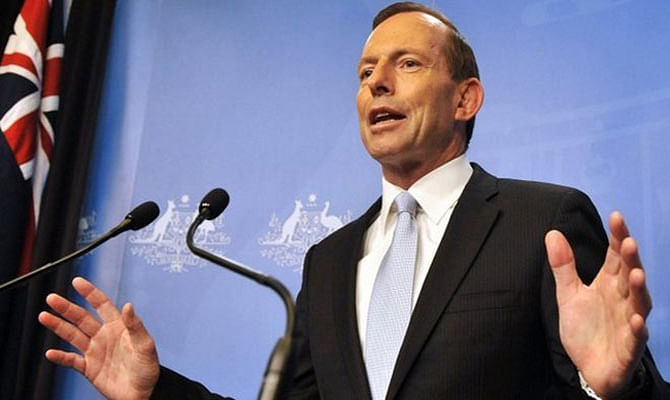 Australia’s Prime Minister Tony Abbott. Photo: BBC