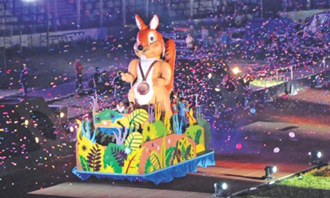 11 years later in 2013, the 8th Bangladesh Games, the country's biggest sports extravaganza took place. It witnessed seven thousand athletes competing in 31 disciplines while competing for 346 gold, 346 silver and 477 bronze medals at 27 separate venues for nine days.