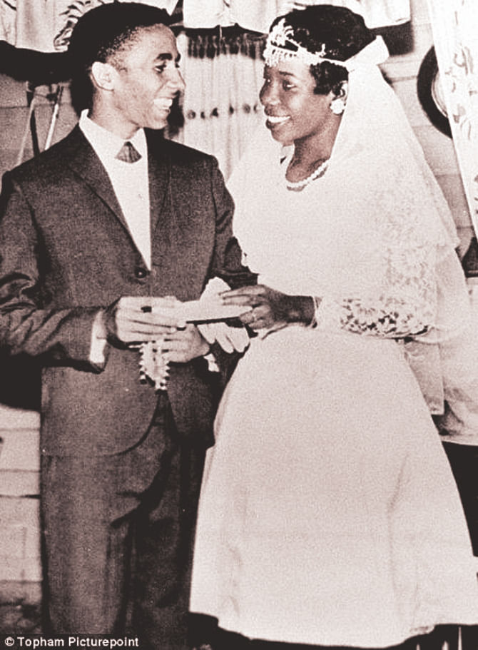 Bob and Rita on their wedding day in 1966.