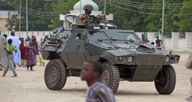 Nigeria imposed a state of emergency in Borno state last year to deal with the Boko Haram insurgency. Photo: BBC/AP