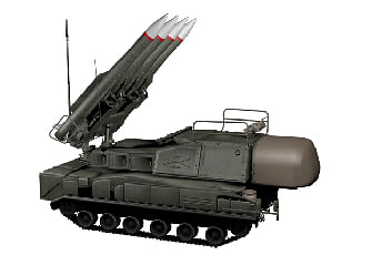 Buk surface-to-air missile system. Photo: BBC