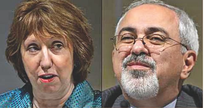 Catherine Ashton & Javad Zarif