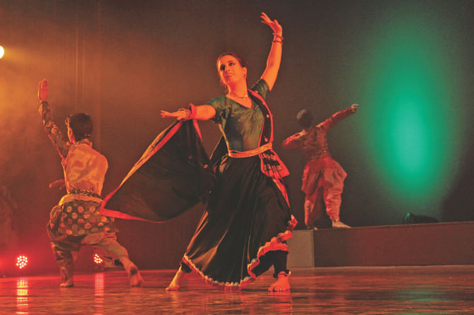 Dancers perform at the event. Photo: Rashed Shumon And Amran Hossain