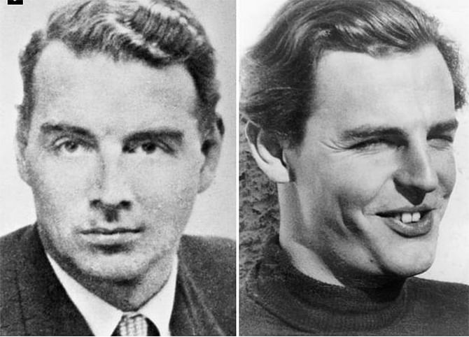 British double agents: Guy Burgess and Donald Maclean
