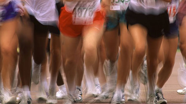 Running is one form of potentially "flu-beating" exercise. This photo is taken from BBC.