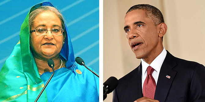Sheikh Hasina & Barack Obama