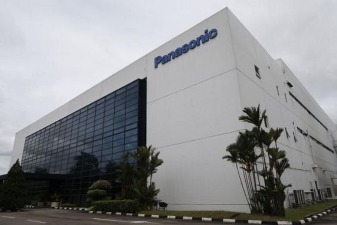 The building which houses Panasonic's first indoor vegetable farm in Singapore is pictured. Photo: REUTERS 