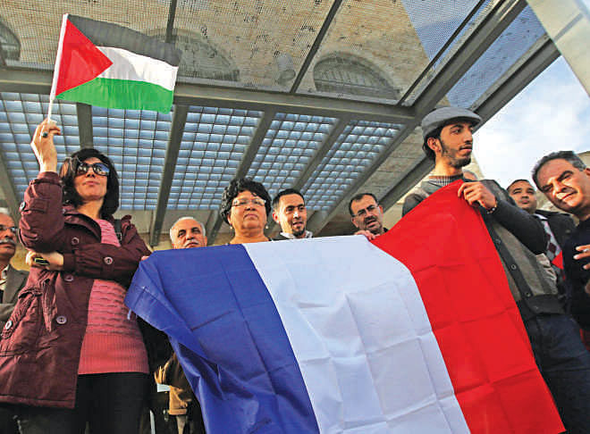 French parliamentarians had voted  in favour of recognising Palestine. Photo: AFP