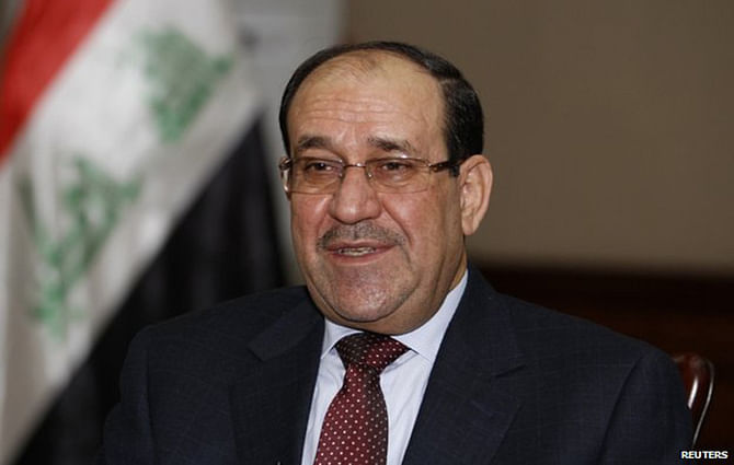 Nouri Maliki had been under intense pressure to make way for Haider al-Abadi. Photo: BBC/Reuters