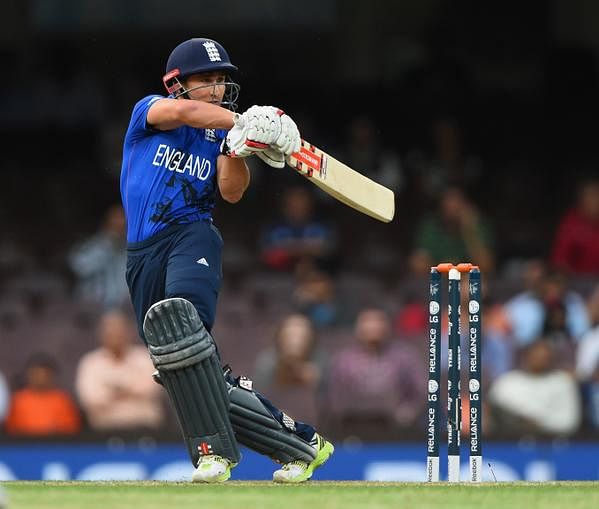 England's James Taylor pulls away a delivery during a ICC Cricket World Cup 2015 match against Australia on Saturday. Photo taken from BBC