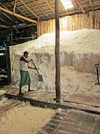 In a salt mill, West Jhalakathi. Photo: Andrew Eagle