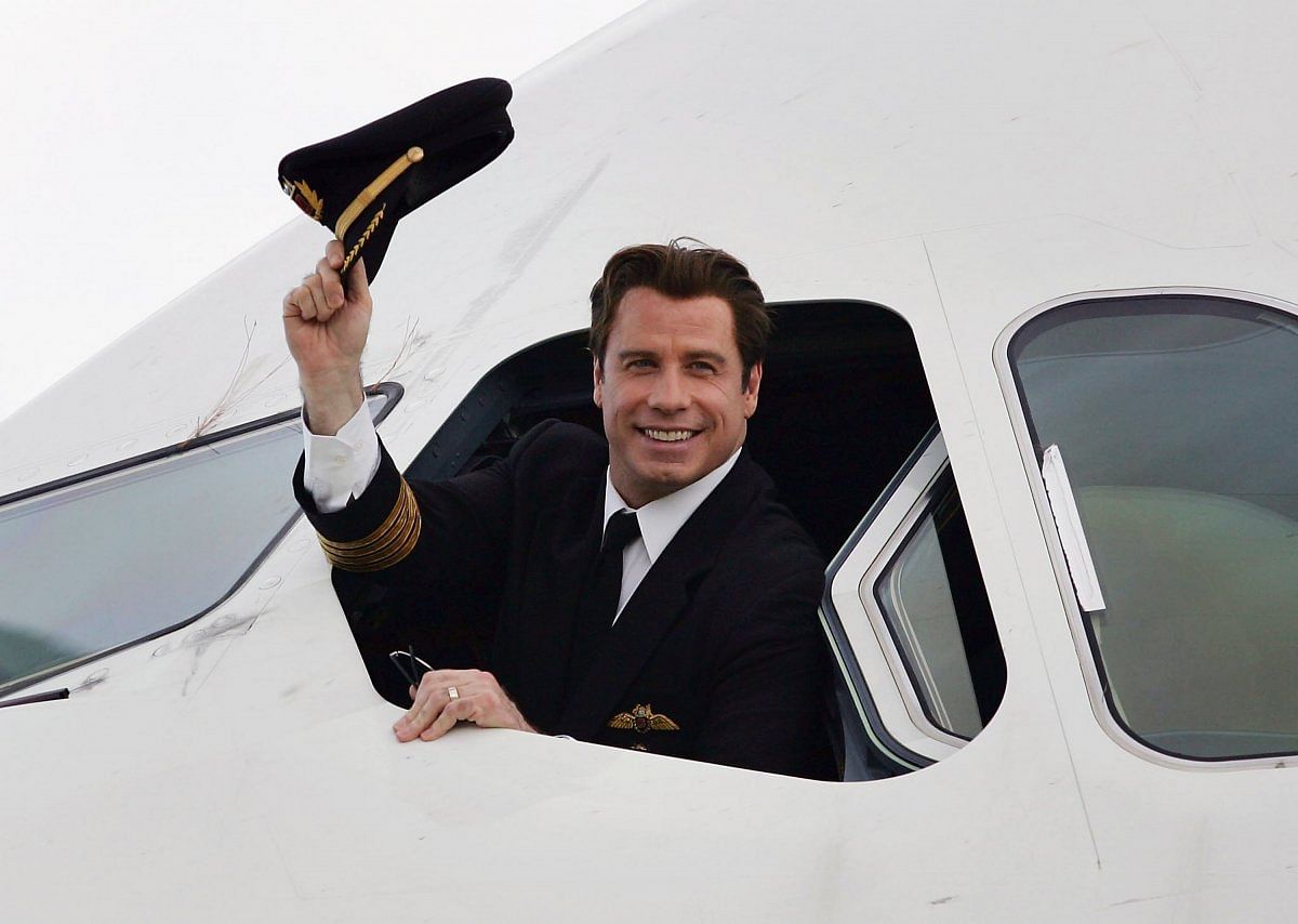John Travolta in his Boeing 707. Photo taken from Business Insider