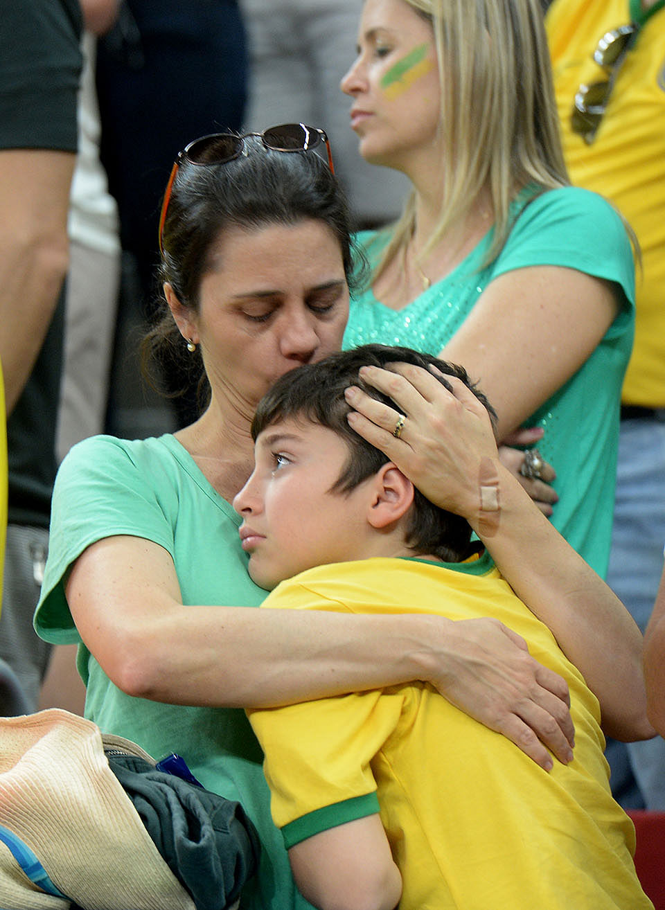 Brazil supporters react after the 2014 FIFA World Cup Brazil Third Place Playoff match between Brazil and the Netherlands at Estadio Nacional in Brasilia, Brazil. Photo: Getty Images