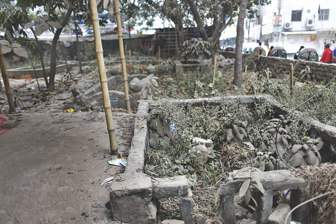 The family graveyard in Shiyalbari of Mirpur where skeletons of hundreds were found in piles right after the Liberation War. Photo: Rashed Shumon