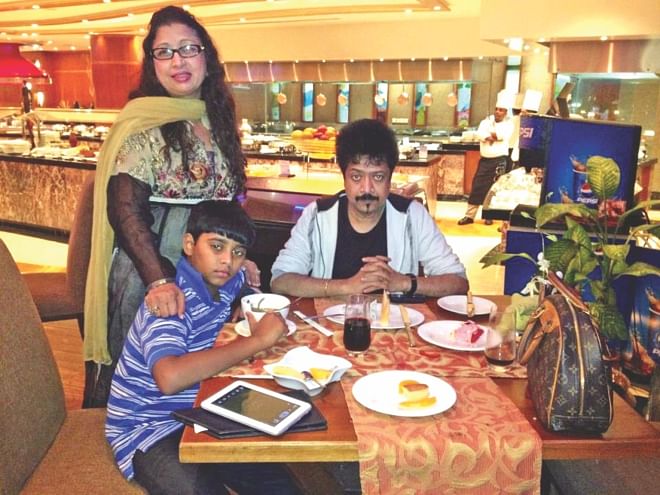 The strongest bond Kumar Bishwajit with family members.
