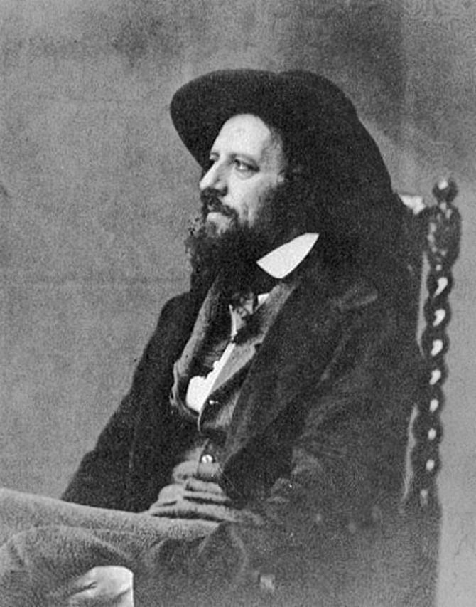 Tennyson photographed by Lewis Carroll