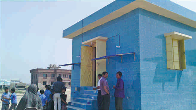 This desalination centre ensures safe drinking water for thousands of villagers.