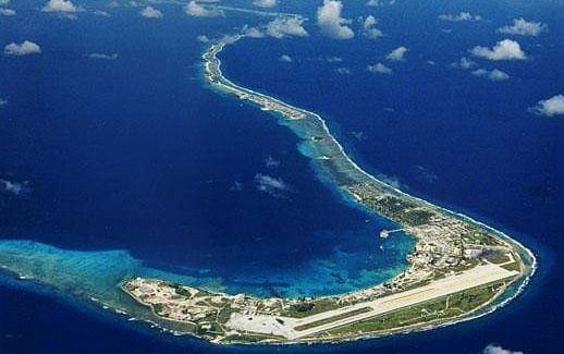 Kwajalein is one of Islands of the Marshall Islands, which are made up of 29 atolls. Photo: Google Map