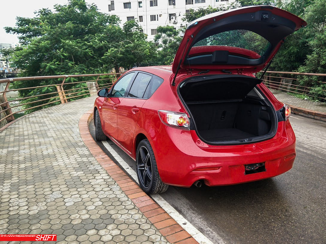 Hatchback model makes more sense than sedan,  offers good amount of space in the interior and back.  Photo: Aadnan Zaman