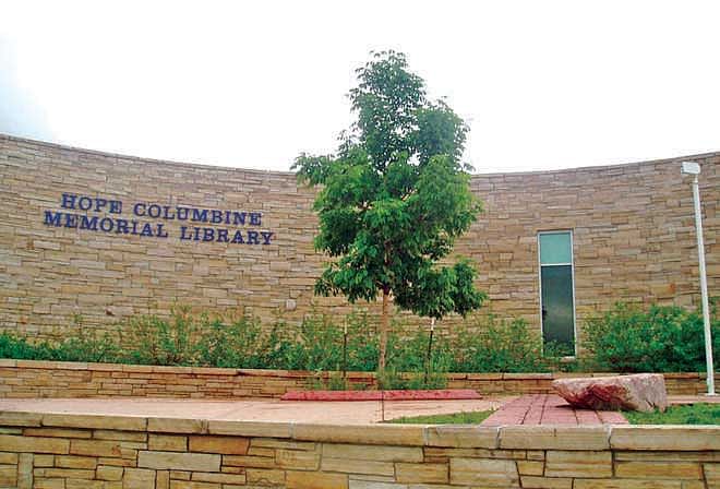 The HOPE Columbine Memorial Library  that replaced the library where the Columbine  school shooting that killed twelve  students and a teacher. It took place  on April 20, 1999 in Colorado, USA. Photo Courtesy: Wikipedia 