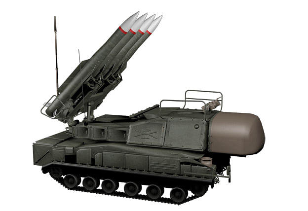 Buk surface-to-air missile system. Also known as SA-11 Gadfly (or newer SA-17 Grizzly). Photo: BBC