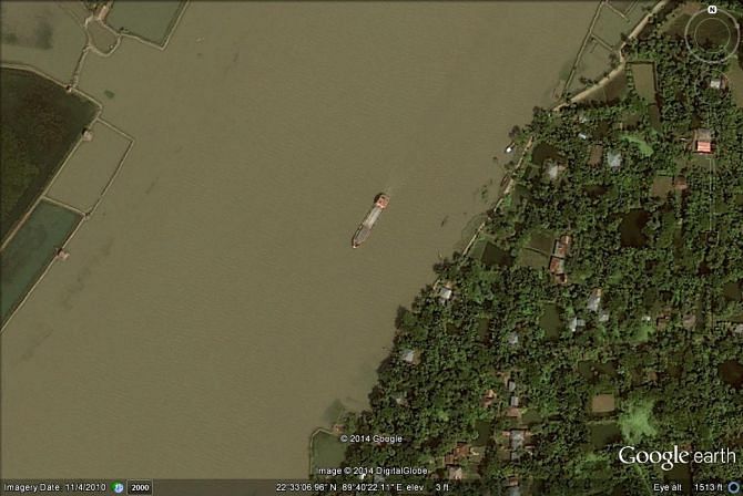 Mongla Port, Mongla, Ghasiakhali channel, Sundarbans, Oil spill, 