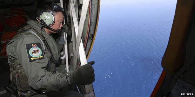 Several countries are scouring the seas for signs of the missing plane