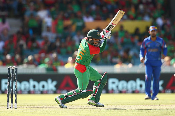   Mushfiqur Rahim scored the highest runs in the victory against Afghanistan 
