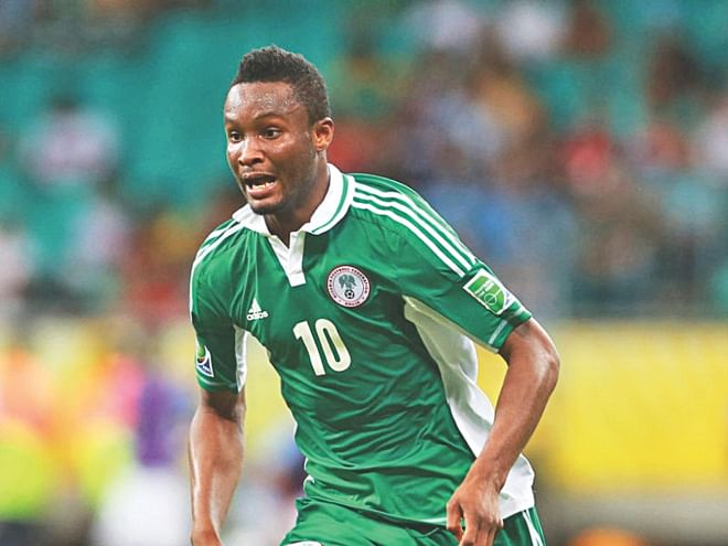 Jon Obi Mikel: The 27-year-old always displays a more vibrant style of play in his country's green shirt than when he sports the blue of Chelsea.